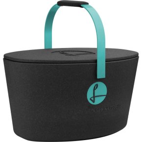 LIEBLINGSKORB Lieblingskorb plus deep black/türkis